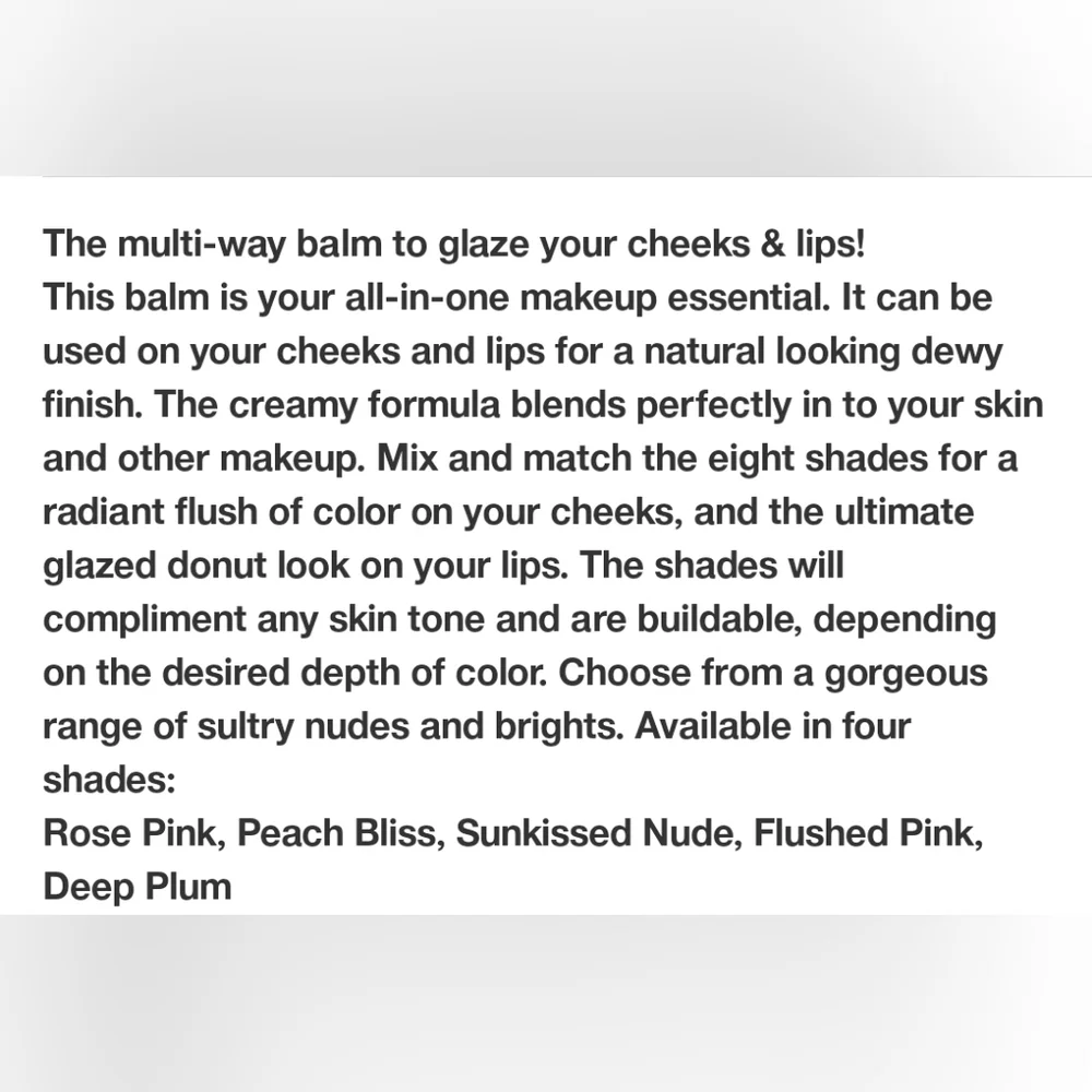 New makeup revolution balm glow Deep‎ Plum